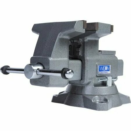 WILTON Mechanics Vise, Reversible, 6-1/2 Jaw with Swivel Base 28822